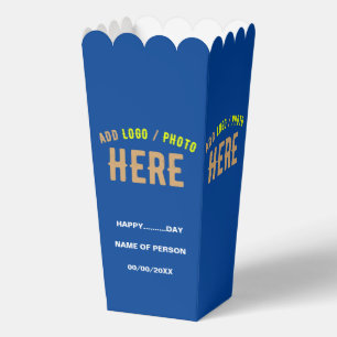 MODERNES MODERNES KUSTOM COBALT BLAUE BRANDPOPCORN GESCHENKSCHACHTEL