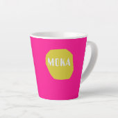 Modernes Moka Latte Tasse (Rechte Ecke)