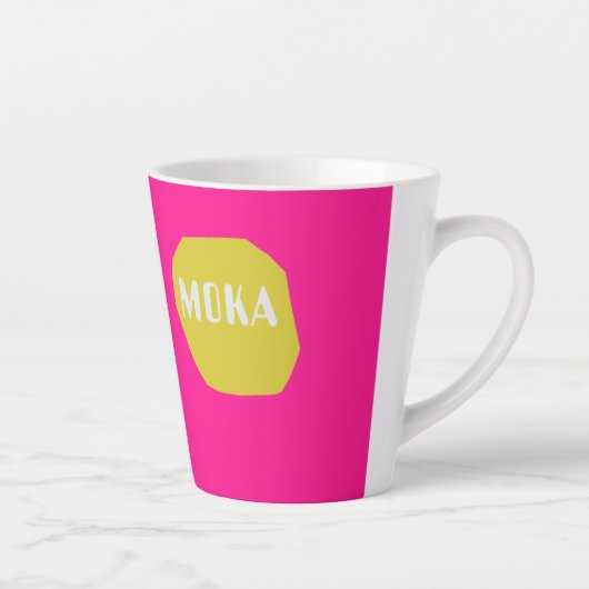 Modernes Moka Latte Tasse (Rechts)