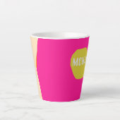 Modernes Moka Latte Tasse (Vorderseite)