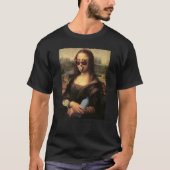 Modernes Mona Lisa Party T-Shirt (Vorderseite)