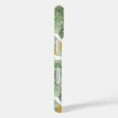 Modernes Mongram für tropische Bananengrün Case-Mate iPhone Hülle (Rückseite / Rechts)