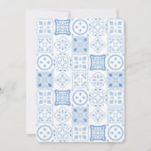 Modernes Mongram Lemon Wedding Probe Dinner Einladung (Rückseite)