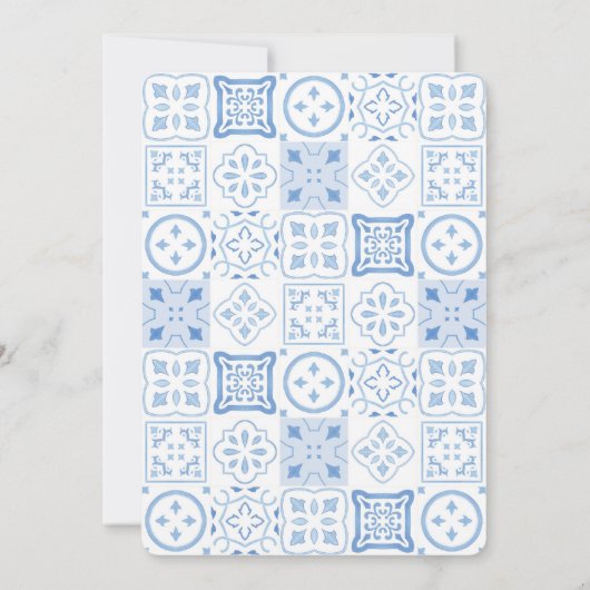 Modernes Mongram Lemon Wedding Probe Dinner Einladung (Rückseite)