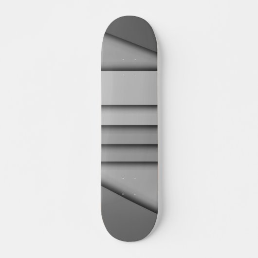 Modernes Monochrom Skateboard (Vorne)