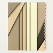 Modernes Monochrome Tan Planer (Rückseite)