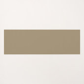 Modernes Monochrome Tan Yogamatte (Rückseite (Horizontal))
