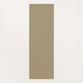 Modernes Monochrome Tan Yogamatte (Rückseite)