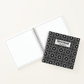 Modernes monochromes Notebook Notizblock (Innenseite)
