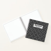 Modernes monochromes Notebook