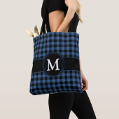 Modernes Monogram Blue Paid Tasche (Von Nahem)
