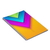 Modernes Monogram Boho Geometric Chic Notizblock (Rechte Seite)