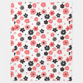 Modernes Monogram Fleece Blanket (Vorderseite)