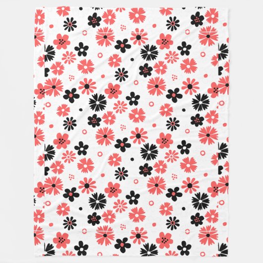 Modernes Monogram Fleece Blanket (Vorderseite)