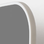 Modernes Monogram Graue Pickleball Paddel Schläger (Linke Seite)