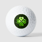 Modernes Monogram Lucky Golf Lucky Closing Golfball (Vorderseite)