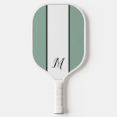 Modernes Monogram Personalisiert Classic Monogramm Pickleball Schläger (Vorderseite)