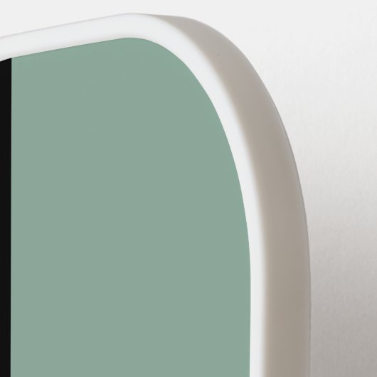 Modernes Monogram Personalisiert Classic Monogramm Pickleball Schläger (Linke Seite)