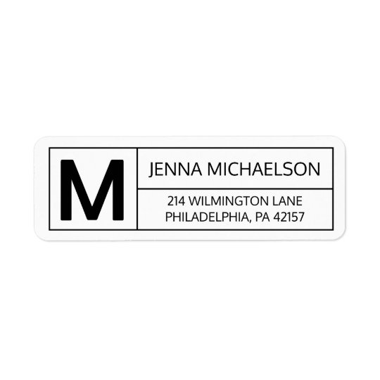 Modernes Monogramm
