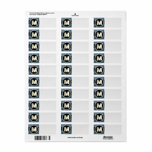 Modernes Monogramm (Vorne)