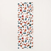 Modernes Monogramm Abstrakt geometrisches Muster Yogamatte (Rückseite)