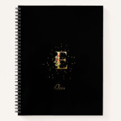 Modernes Monogramm Anfangsbuchstaben E Muster Notizblock (Vorderseite)