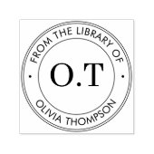 Modernes Monogramm aus der Bibliothek Permastempel (Design)