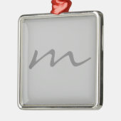 Modernes Monogramm beruflich Ornament Aus Metall (Links)