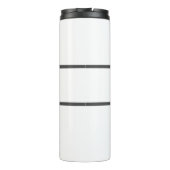 Modernes Monogramm Beruflich Schlicht einfach Mini Thermosbecher (Rückseite)