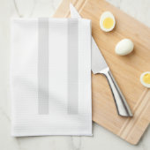 Modernes Monogramm Beruflich Schlicht Minimalistis Geschirrtuch (Viertel Falte)