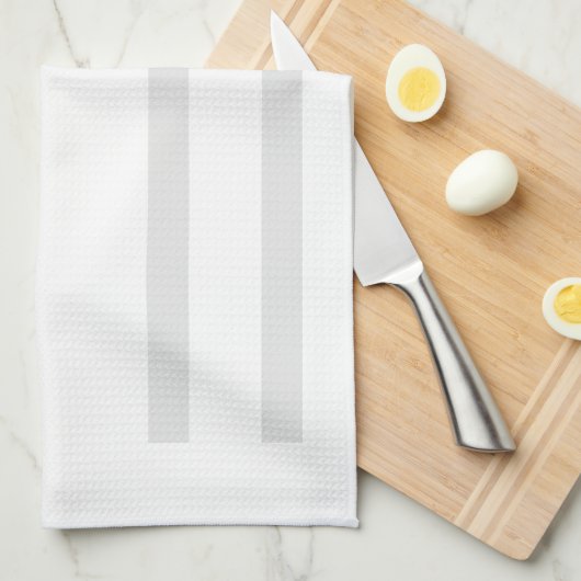 Modernes Monogramm Beruflich Schlicht Minimalistis Geschirrtuch (Viertel Falte)