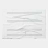 Modernes Monogramm Beruflich Schlicht Minimalistis Geschirrtuch (Horizontal)