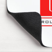 Modernes Monogramm Beruflicher Schlichter einfache Mousepad (Ecke)