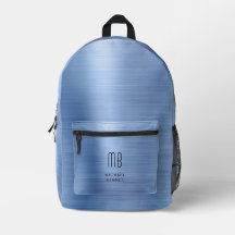 Modernes Monogramm Blau