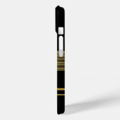 modernes Monogramm Case-Mate iPhone Hülle (Rückseite / Links)