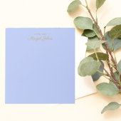 Modernes Monogramm einfach und stilvoll Notizblock