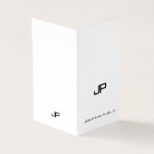 Modernes Monogramm Elegant Einfach Beruflich Schli Visitenkarten (Vorderseite)