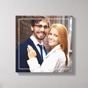 Modernes Monogramm-Foto Leinwanddruck