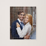 Modernes Monogramm-Foto Puzzle<br><div class="desc">Einfache und schicke Monogrammgestaltung. Benötigen Sie eine benutzerdefinierte Farbe? Senden Sie uns eine Nachricht an heartlockedstudio@gmail.com und wir helfen Ihnen gerne weiter!</div>
