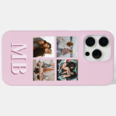 Modernes Monogramm für die FotoCollage Case-Mate iPhone Hülle (Rückseite (Horizontal))