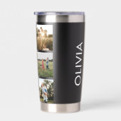 Modernes Monogramm für die FotoCollage Thermobecher (Rechts)