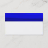 Modernes Monogramm - Galaxy Blue Visitenkarte (Rückseite)