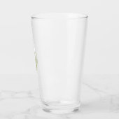 Modernes Monogramm Glas (Links)