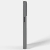 Modernes Monogramm Grau Case-Mate iPhone Hülle (Rückseite / Rechts)