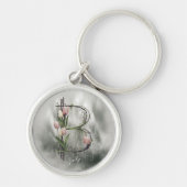 Modernes Monogramm Letter B-Schlüsselanhänger - Tu Schlüsselanhänger (Vorne)