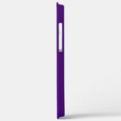 Modernes Monogramm Lila Case-Mate iPhone Hülle (Rückseite / Links)