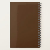 Modernes Monogramm-Minimal für den täglichen Bedar Planer (Rückseite)