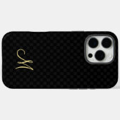 Modernes Monogramm Muster iPhone Slim Fit Hard Cas Case-Mate iPhone Hülle (Rückseite (Horizontal))