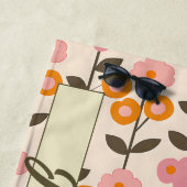 Modernes Monogramm-Muster Strandtuch (Beispiel)