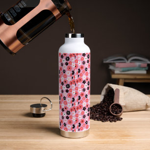 Modernes Monogramm-Muster Trinkflasche